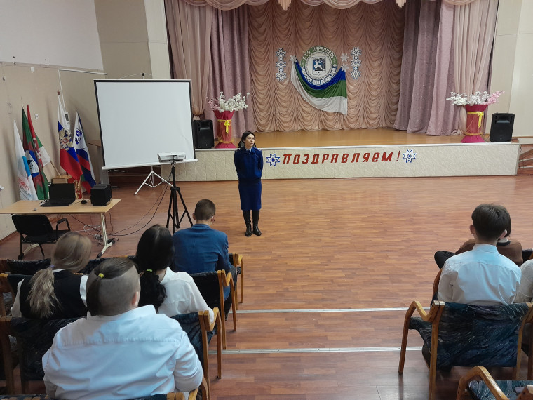 Встреча учащихся с помощником прокурора города Воркуты..